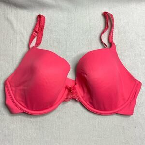 Le Mystere underwire bra in coral size 34DD